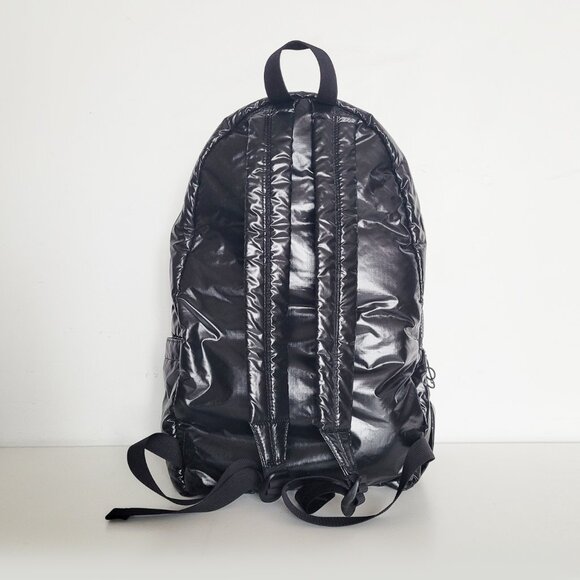 Yoshida & Co Porter Cire Collection Black Shiny Nylon Backpack - VGUC - Picture 4 of 15
